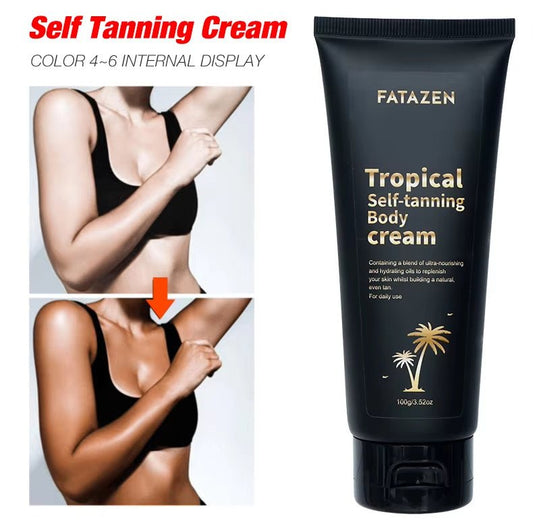 3Hrs Instant Dark Tanning Lotion Butter Body Care Sunscreen Suntan Oil Skincare OEM Self Tanner Sunless Tanning Cream For Body - Fiti beautyskin careCJFS214173201AZ
