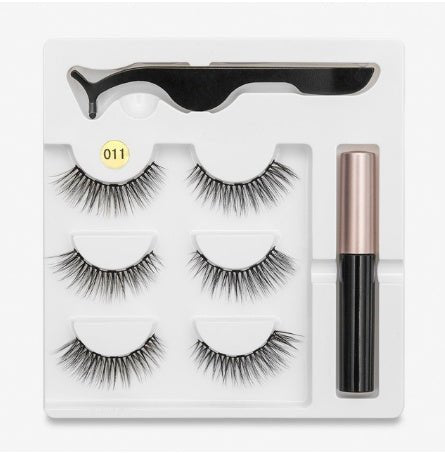 A Pair Of False Eyelashes With Magnets In Fashion - Fiti beautyCJBJHZJJ00112 - 011 style