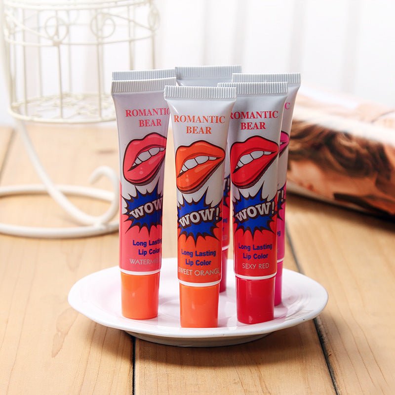 Amazing 6 Colors Peel Off Liquid Lipstick Waterproof Long Lasting Lip Gloss Mask Moisturizer Makeup Tear Pull Lip Lint Cosmetic - Fiti beautyLip careCJKH124426807GT