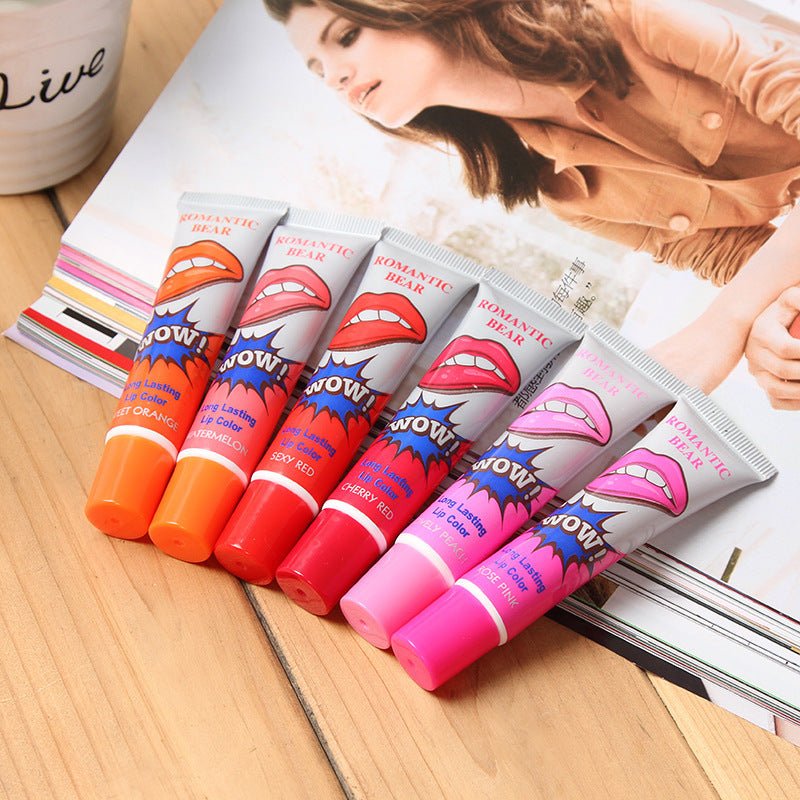 Amazing 6 Colors Peel Off Liquid Lipstick Waterproof Long Lasting Lip Gloss Mask Moisturizer Makeup Tear Pull Lip Lint Cosmetic - Fiti beautyLip careCJKH124426807GT