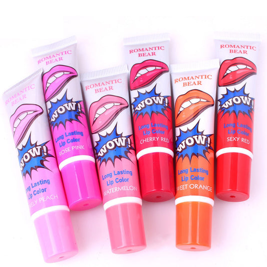 Amazing 6 Colors Peel Off Liquid Lipstick Waterproof Long Lasting Lip Gloss Mask Moisturizer Makeup Tear Pull Lip Lint Cosmetic - Fiti beautyLip careCJKH124426807GT