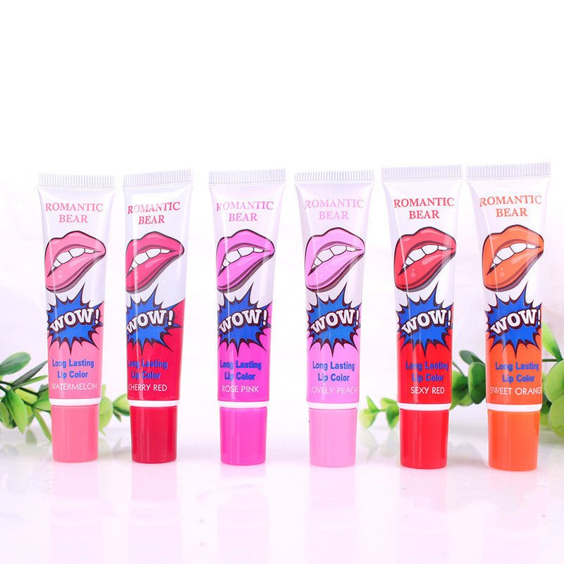 Amazing 6 Colors Peel Off Liquid Lipstick Waterproof Long Lasting Lip Gloss Mask Moisturizer Makeup Tear Pull Lip Lint Cosmetic - Fiti beautyLip careCJKH124426807GT
